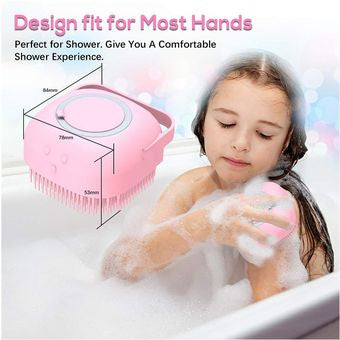 Cepillo de baño dispensador de jabón